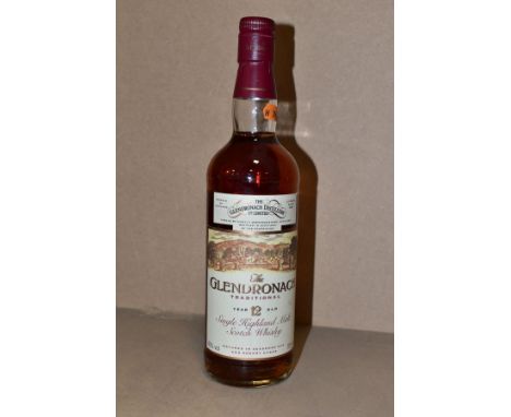 SINGLE MALT, THE GLENDRONACH Traditional 12 year old Single Highland Malt Scotch Whisky, 40% vol. 70cl, fill level bottom nec