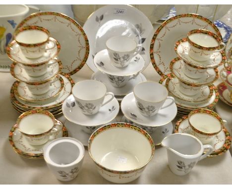 Tableware - a Royal Albert Crown China part tea service for twelve;  another Seltmann Bavarian six setting tea service qty 
