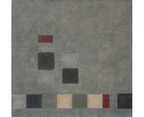 Felim Egan, b.1952DARK DAWN Acrylic and mixed media on canvas, 36 1/4" x 36 1/4" (92 x 92 cm), signed and dated 2006 verso. 
