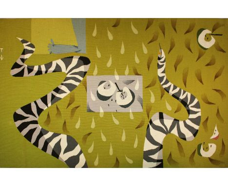 Louis le Brocquy HRHA 1916-2012EDEN, 1951 (AKA Womans Heel)Tapestry, 46 1/2" 72 3/4" (118 x 185cm), with signed Artists Certi