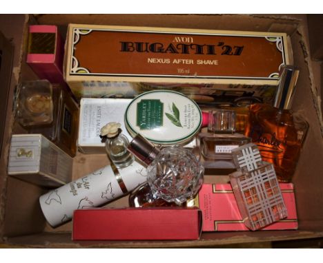 Lady's Fragrances - perfumes including Chanel, Burberry, Estee Lauder, Nina Ricci, Yves Saint Laurent, Christian Dior, Avon c