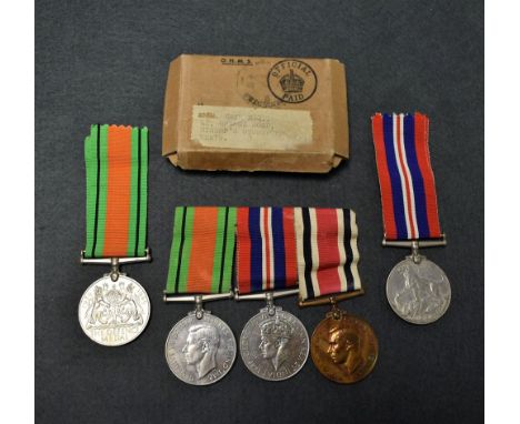 Medals, World War II, Special Constable, The Defence Medal 1939 - 1945, Victory;  others (5)   Condition Report:  The rank/na