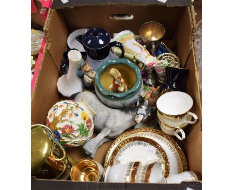 A Duchess china part tea service, Winchester pattern; a Thomas and Williams miners lamp; a Royal Albert Old Country Roses ova