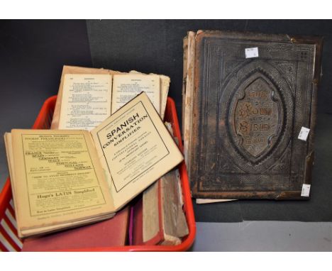 Books - C E Montague, signed by the author (2); correspondence by the author; Victorian Family Bible; Ordnance Survey maps; e