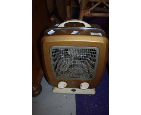 A vintage HMV fan heater (sold as collectors item)