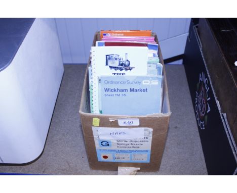 A collection of various Ordnance survey and road maps 
