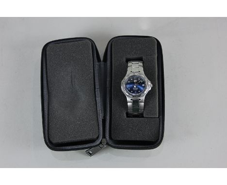 A gentleman's Tag Heuer chronometer stainless steel wrist watch, in case