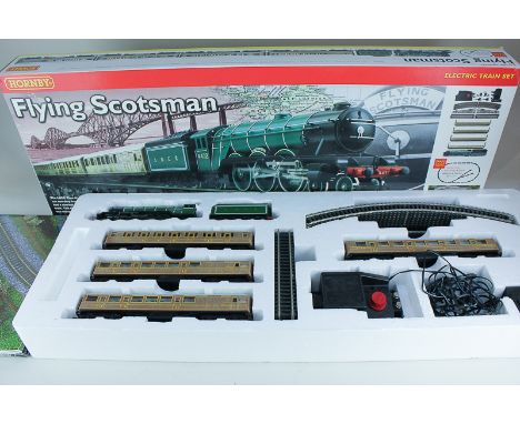 A Hornby Flying Scotsman 'OO' gauge model railway electric train set, boxed