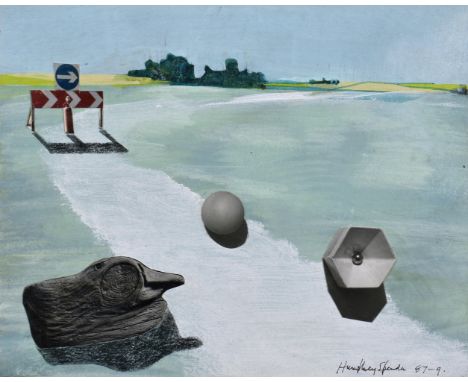 John Humphrey Spender (British, 1910-2005), "Deviation" collage of original photographs taken by the artist signed and dated 