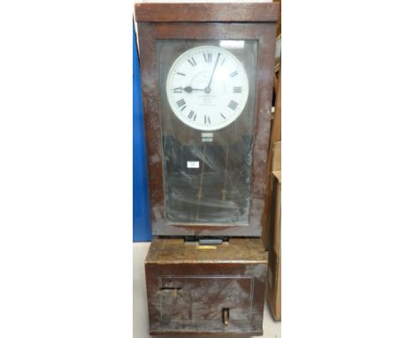 A "Gledhill-Brook Time Recorder" clocking-in clock