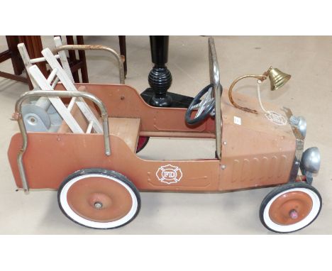 A 1960's child's pedal fire engine