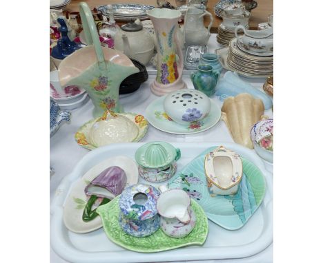 A Shelley chintz Maytime lemon squeezer; a selection of Radford and other decorative china