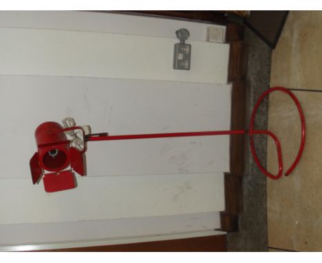 Industrial style freestanding lamp