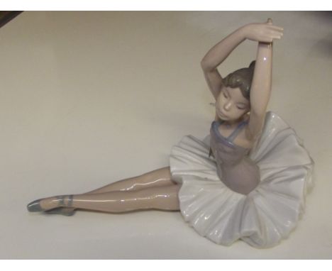 Nao figure of a seated ballerina