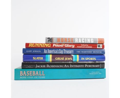 This collection of six hardcover books explores the rich history and triumphs of sports legends across various disciplines. F