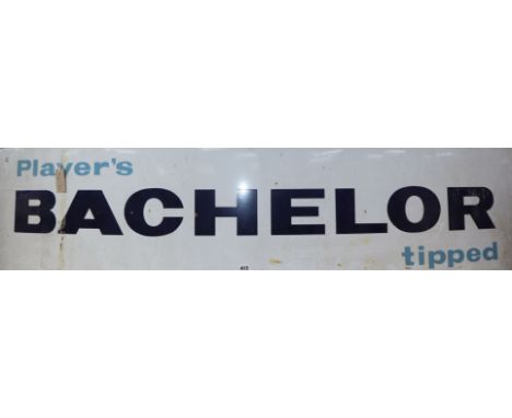 A Players Bachelor Tipped enamel sign
