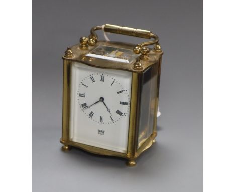 A Dent carriage clock height 9cm