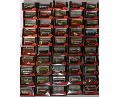 Fifty Gilbow Exclusive First Editions EFE 1/76 scale diecast buses and coaches vehicles models, each boxed, (50) 