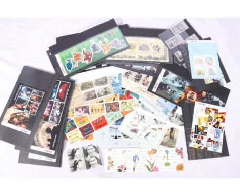 Royal Mail GB mint stamps many miniature sheets including Game of Thrones, Harry Potter, Pink Floyd, David Bowie, Royal Arrow