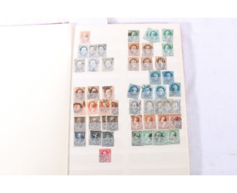 World stamp collection in eighteen folders, albums and stockbooks including early UNITED STATES OF AMERICA USA, COMMONWEALTH 