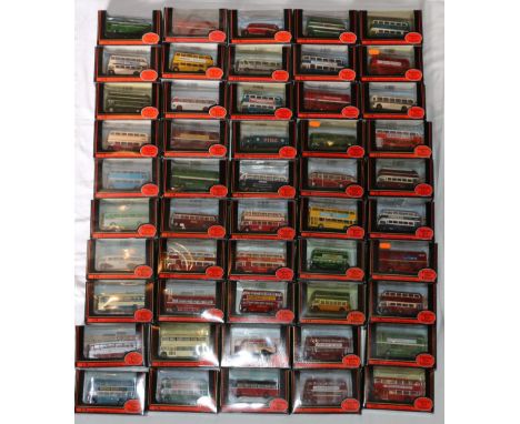 Fifty Gilbow Exclusive First Editions EFE 1/76 scale diecast buses and coaches vehicles models, each boxed, (50) 