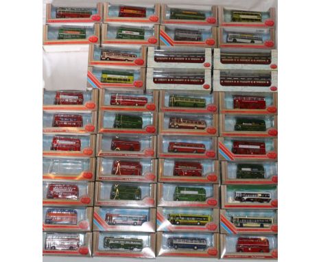 Forty Gilbow Exclusive First Editions EFE 1/76 scale diecast buses and coaches vehicles models, each boxed, (40) 