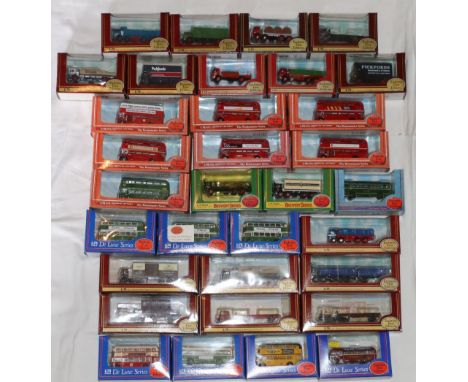 Thirty-three Gilbow Exclusive First Editions EFE 1/76 scale diecast vehicles models including eight De Luxe series, two Brewe