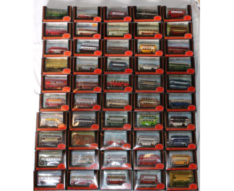 Fifty Gilbow Exclusive First Editions EFE 1/76 scale diecast buses and coaches vehicles models, each boxed, (50) 