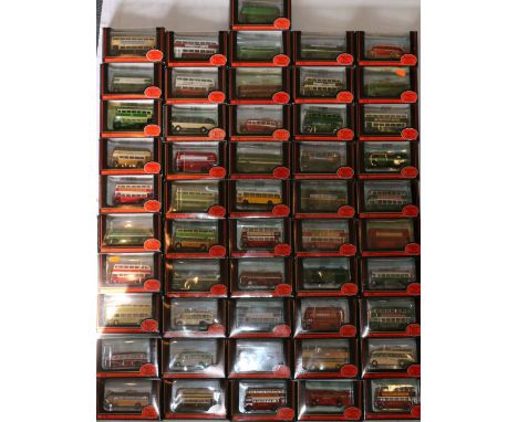 Fifty-one Gilbow Exclusive First Editions EFE 1/76 scale diecast buses and coaches vehicles models, each boxed, (51) 