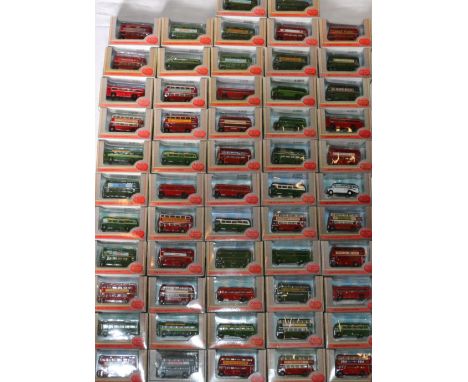 Fifty-seven Gilbow Exclusive First Editions EFE 1/76 scale diecast buses and coaches vehicles models, each boxed, (57) 