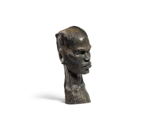Benedict Chukwukadibia Enwonwu M.B.E (Nigerian, 1917-1994)Head of Osagboivo  signed 'ENWONWU/ BEN ENWONWU/ 1949' (to the side