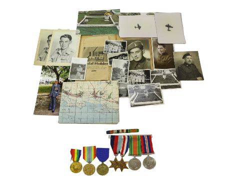 D-Day Interest - A Second World War Group of Four Medals to a Sergeant Peter Denton, the Royal Pioneer Corps, comprising 1939