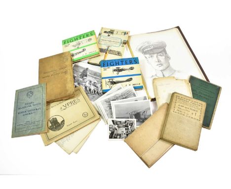 An Interesting Collection of Royal Flying Corps Memorabilia, including two very legible hand written diaries, one from Decemb