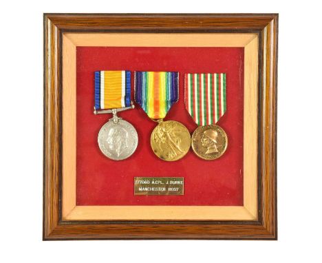 A First World War Trio, comprising British War Medal, Victory Medal and Italian Commemorative War Medal, awarded to 277060 A.