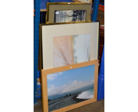 4 LARGE FRAMED PRINTS     