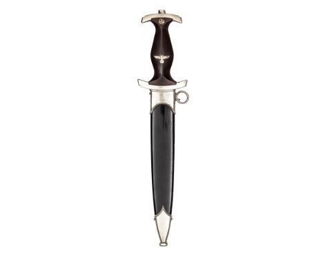 A good Third Reich NSKK dagger, by F Herder A S Solingen, the hilt with early type nickel silver mounts, the crosspiece stamp