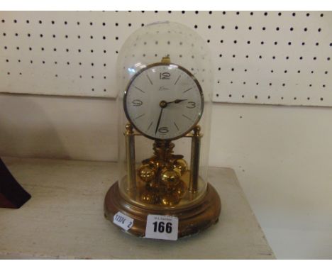 A dome mantle clock, Germany, in working order