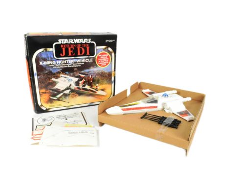 Star Wars - an original vintage c1983 Palitoy / Clipper made action figure playset ' X-Wing Fighter Vehicle With 'Battle Dama