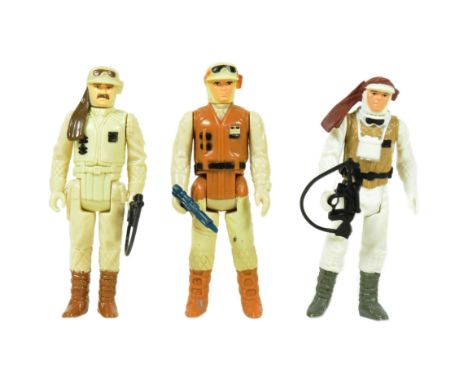 Star Wars - a collection of three vintage Kenner / Palitoy made action figures - all Empire Strikes Back - comprising: Luke S
