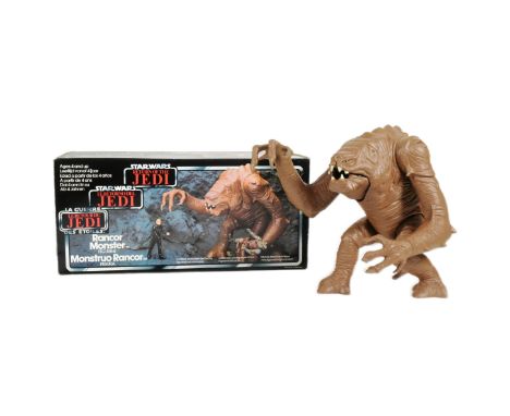 Star Wars - an original vintage 1983 Palitoy made tri-logo action figure playset ' Rancor Monster Figure '. Complete, and app