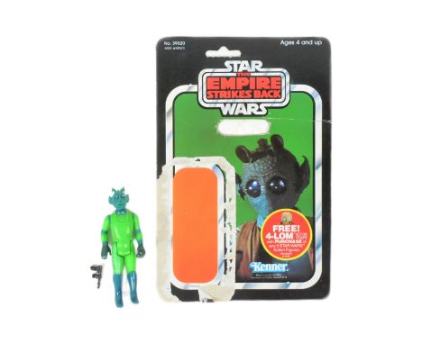 Star Wars - an original vintage Kenner / Palitoy made action figure ' Greedo '. GMFGI 1978, Hong Kong COO. With original blas