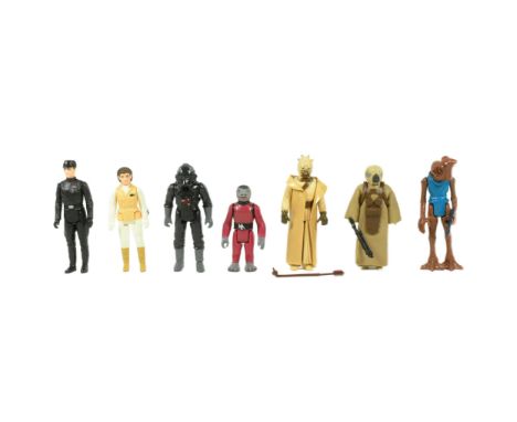 Star Wars - a collection of x7 original vintage Kenner / Palitoy made action figures. Comprising: Sand People (with original 