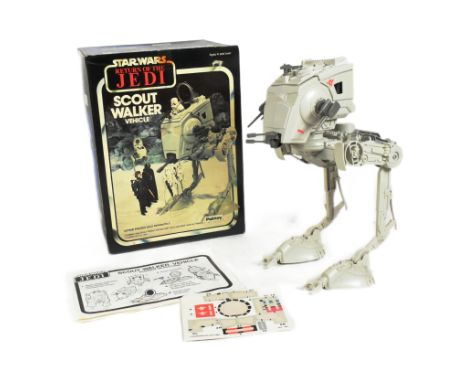 Star Wars - an original vintage 1982 Palitoy made action figure playset 'Scout Walker Vehicle.' 100% complete including canop