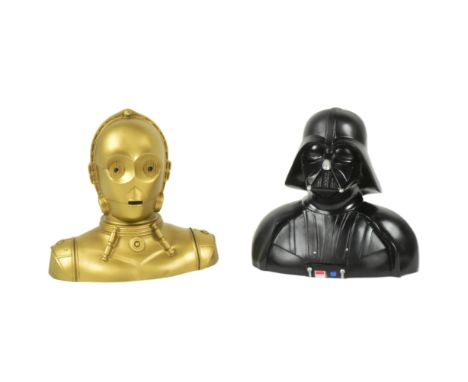 Star Wars - two vintage c1994 Collector's Series Limited Edition money banks - C-3PO and Darth Vader. Both unboxed, but appea