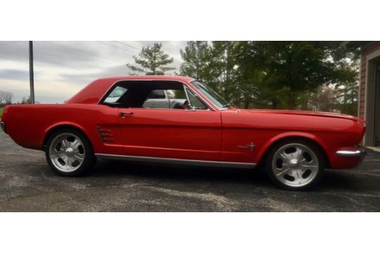 1966 Ford Mustang 2 Door Automatic 351 Motor W Black