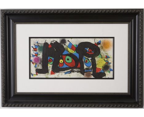 Group of five lithographs including Original lithography III, A Tout Epreuve, and Sculptures I by Joan Miro (1893-1983), Venc