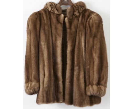 Christian Dior lunaraine mink female skins jacket from 1981. Includes original receipt from Herbert's Furs in San Francisco d