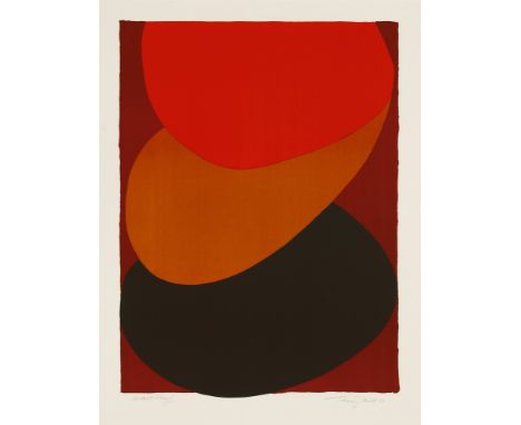 *Terry Frost RA (British, 1915-2003) ORANGE DUSK (KEMP 56) Lithograph printed in colours, 1970, signed, dated and inscribed '