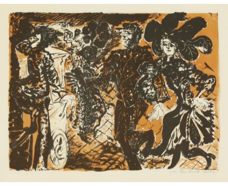 *Ceri Richards (British, 1903-1971)COSTERS DANCING (SANESI 22)Lithograph printed in colours, signed and dated in pencil, from