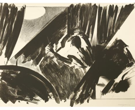 *Allen Jones (British, b.1937) TAKE IT FROM THE TOP (LLOYD 86) Lithograph, 1982, signed, dated and numbered 2/10 AP in pencil